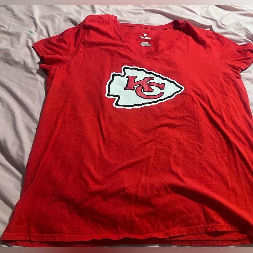 Fanatics Red Kansas City Chiefs Short Sleeve Tee